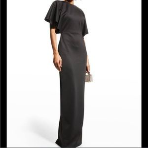 BLACK HALO Ilaria Cape Sleeve Gown. NWT. $525 new